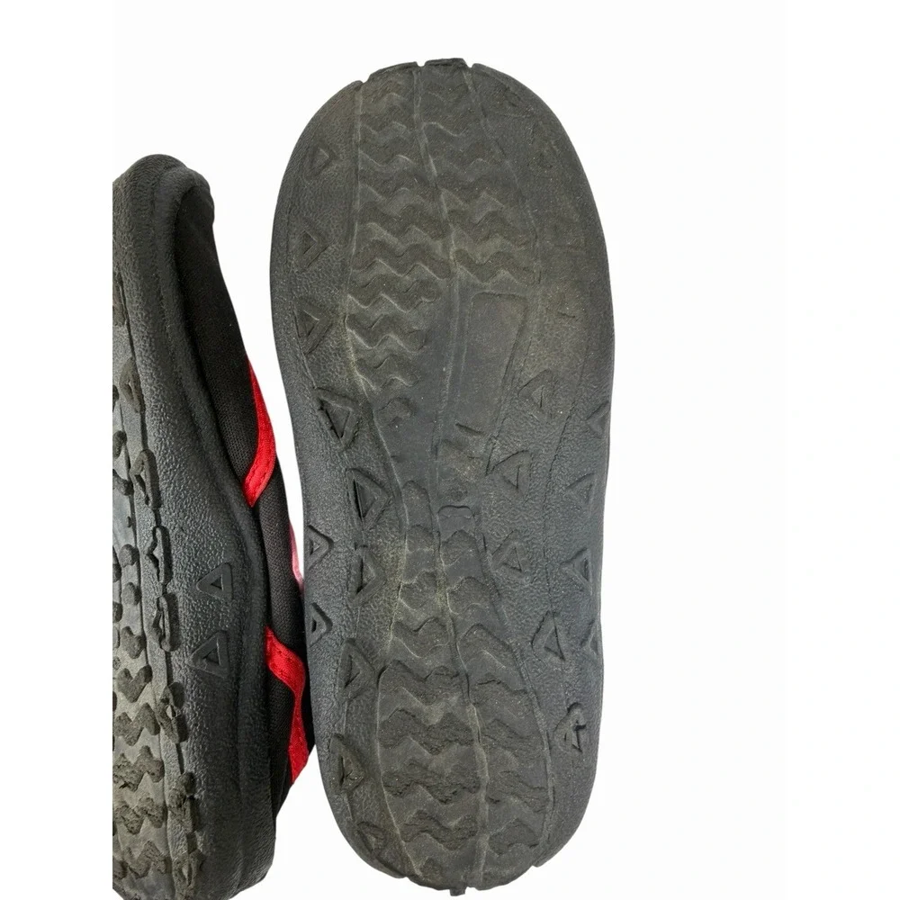 Boy's Size 1 Black and Red Water Shoes